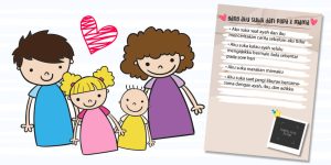 Pojok kreasi surat papa mama lita 24 a