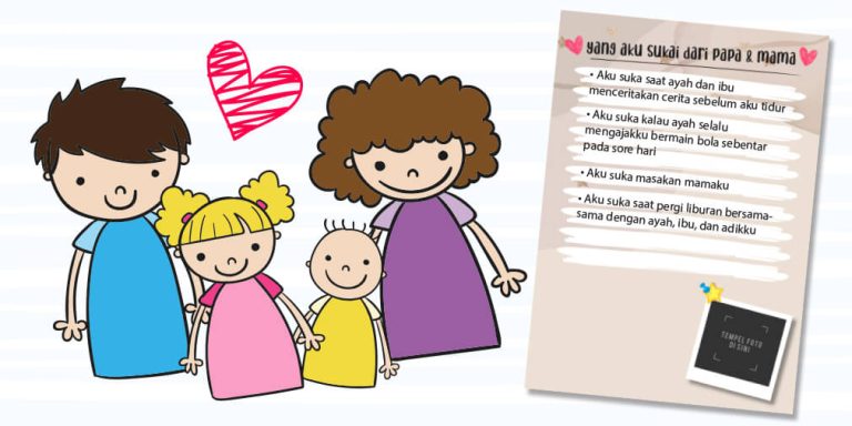 Pojok kreasi surat papa mama lita 24 a